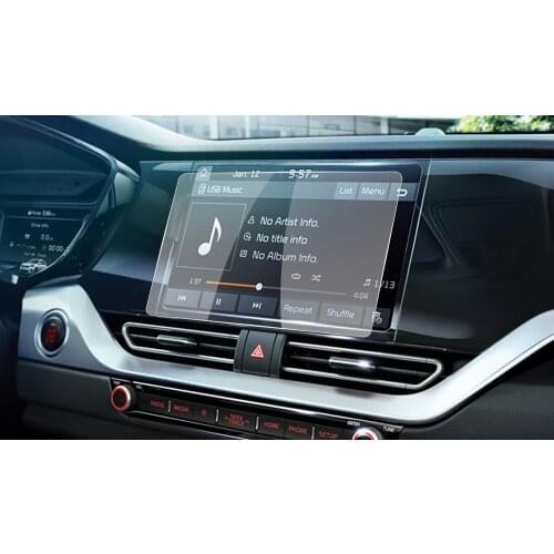 RUIYA For Niro 2020 8 Inch Car Navigation Touch Center Screen Protector Auto Interior Accessories Tempered Glass Film 208*126MM