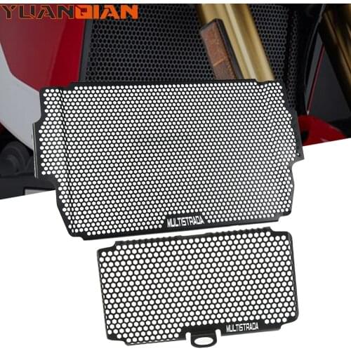 For Ducati Multistrada 1200 S 1200S 2015 2016 2017 Motorcycle Multistrada Radiator Guard Protector Grille Cover Oil Cooler Guard