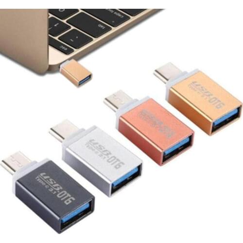 2019 Digital Data USB Male to USB 3.1 Type-C OTG Female Data Adapter for Samsung Type C Mobile phone Mini USB Charger
