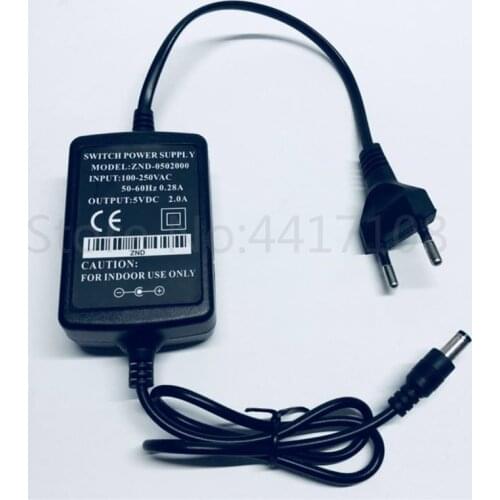 10PCS EU Power Adapter input 100~250AC Output DC 5V 2A ForMedia Converter Fiber Optical Media Converter Gigabit Ethernet Switch