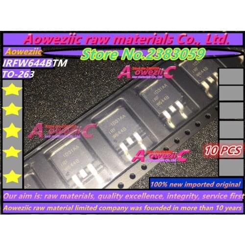 Aoweziic 100% new imported original IRFW644BTM IRFW644B W644B TO-263 Automotive Computer Board Triode 14A 250V
