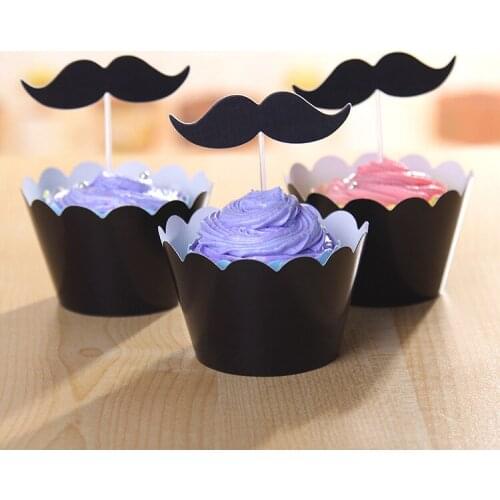 Free Shipping Blackbeard Series Baking Cupcakes Bounded Package Insert Card Suit 12 Around The Edges And 12 Inserts A896