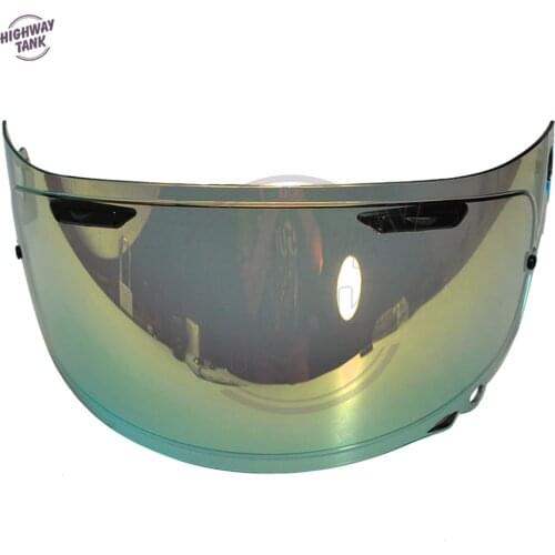Gold Motorcycle Full Face Helmet Visor Lens Case for ARAI RX-7X RX7X CORSAIR-X RX-7V VAS-V