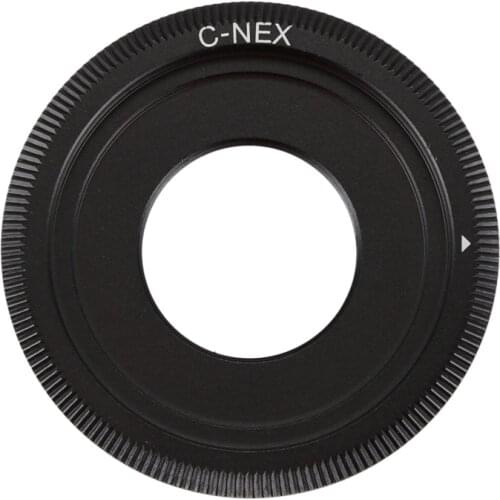 Black C Mount Lens For SONY NEX-5 NEX-3 NEX5 NEX-C3 NEX-VG10 Adapter C-NEX