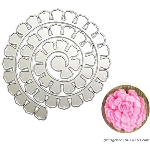 P8DE Flower Metal Cutting Dies Stencil DIY Scrapbooking Album Paper Card Template Mold Embossing Craft Photo Making Decoration