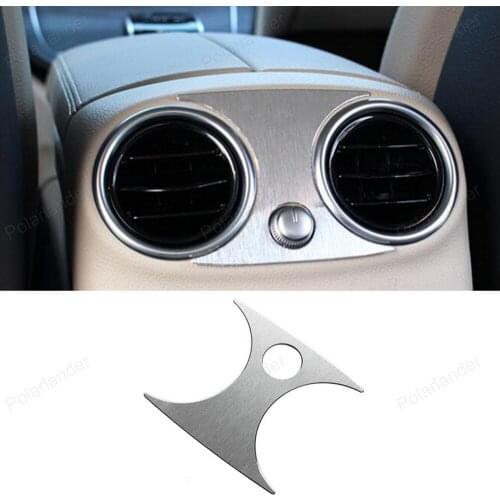 For Benz C class W205 C180 C200 C250 C63 2014 2015 Car styling Interior Rear Armrest Box Air Vent Outlet Cover Trim Frame