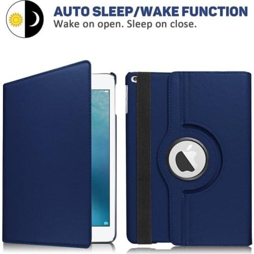 For iPad Air 2 Air 1 Case Cover for iPad 9.7 2018 2017 Case 5 6 5th 6th Generation Funda 360 Degree Rotating Leather Smart Coque