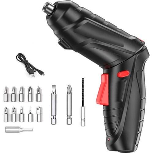 Electric Multi-function Power Drill Screwdriver Cordles Hole Lithium Battery Rechargeable Screwdriver Household DIY Power Tools