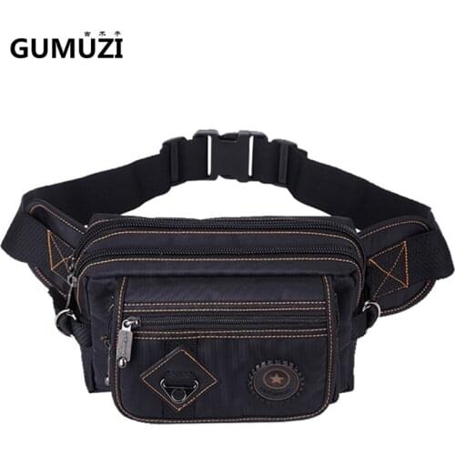 High Quality Men Waist Packs Canvas Men Chest Bags Fashion Male Messenger Bag Phone Purse Travel Bags