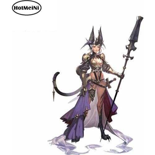 HotMeiNi 13cm x 9cm for Half Beast Knight Funny Car Stickers Bumper Decal Car Door Protector Windshield For JDM SUV RV