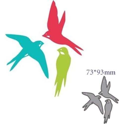 Metal cutting dies cut die mold Animal swallow decoration Scrapbook paper craft knife mould blade punch stencils dies