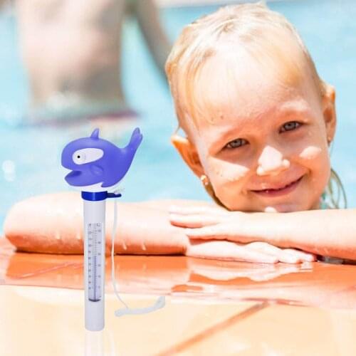 Cute Cartoon Floating Pool Thermometer Multifunctional Measure Tool Suitable for Outdoor Indoor Pools XHC88
