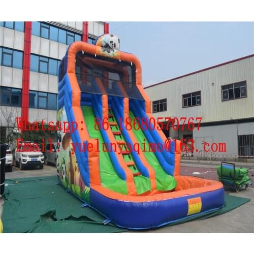 Guangzhou, China) Panda inflatable slide castle slide inflatable water slide