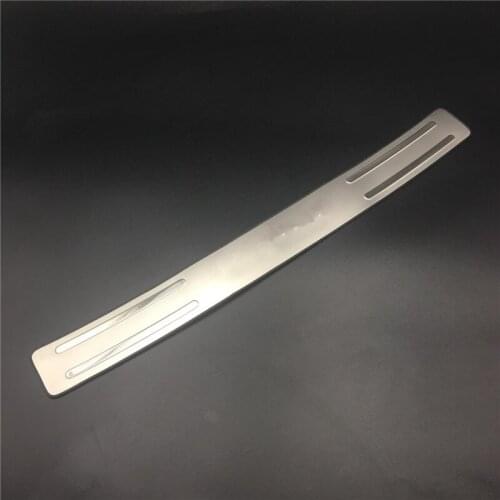Stainless steel Rear Bumper Protector Sill Trunk Tread Plate Trim rear For Honda Civic 9th generation / 9.5 generation 2012 2014