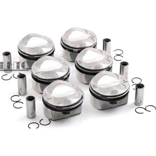 Genuine 100% Brand New Pistons Rings Set 84.5mm STD MAHLE For Audi A6 A7 A8 2.8L FSI V6 CCDA CCEA 06E107065CF /06E107066CF