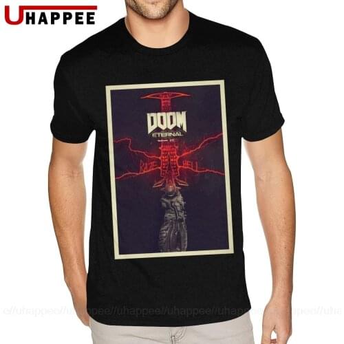 Doom Eternal Tee Shirt Adult Great Quality Shirts Homme Short Sleeves Cheap Price Branded Merch