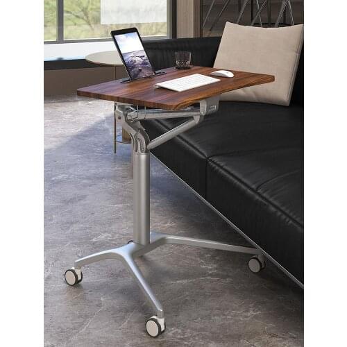 Laptop Desk Movable Lifting Desk Home Bedside Table Sofa Side Table Standing Working Table