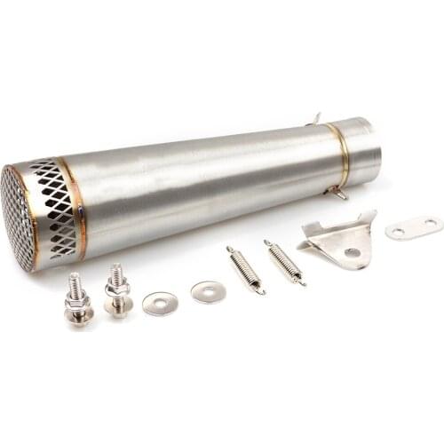 Laser mark motorcycle modified muffler 51 61MM exhaust pipe For SUZUKI GSXR1000 GSXR600 GSXR750 HAYABUSA GSXR 1300