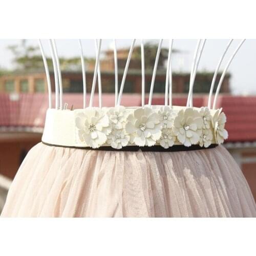 Ms Flowers Sweet All-match Diamond Belt Crony Fine Money Waist Dress Accessories for Women