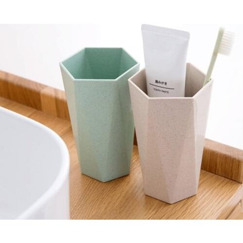 1 pcs 400ml Nordic mouthwash cup environmentally friendly plastic material water cup toothbrush holder wash cup bathroom set