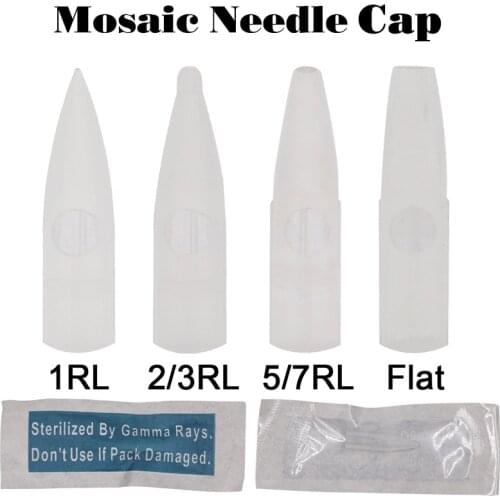 50pcs 1R/3R/5R/3F/4F Mosaic Needles Caps giant sun G-8650 Permanent Makeup Needle Tips For Dragon /Mosaic /Merlin/Tattoo Machine