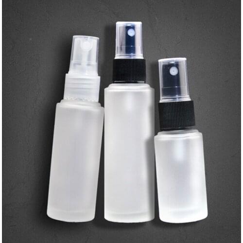 6x20ml Frosted Empty Glass Perfume Spray Bottles Atomizer Refillable &Containers Sample Bottle perfume sample vials