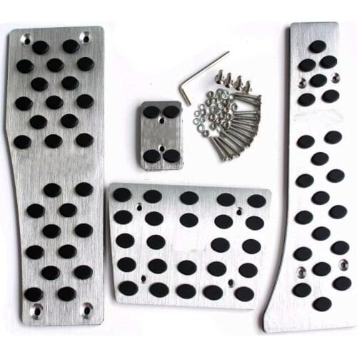 For Mercedes-Benz W204/C-Class/E-Class/S-Class/GLK/SL/CLS/GLC/SL/SLK AT Fuel Brake Foot Rest pedal pads,Aluminium alloy Pedals