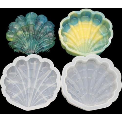 Seashell Storage Box Silicone Molds Dried Flower Epoxy Resin Craft Tools Jewelry Accessories Case DIY Resin Decoden Mould