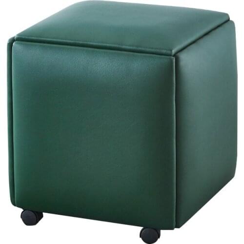 Rubiks Cube Low Stool Sofa Stool Living Room Can Stack Combination Tea Table Stool Bar Stools Modern Bar Stools for Kitchen