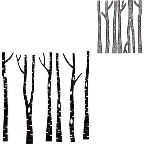 Trees Metal Cutting Dies New 2021 Scrapbook Die Cuts Embossing Scrapbooking Stencil Craft Tree Diy Scrapbooking Photo Album