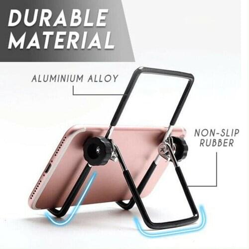 Mobile Phone Foldable Plastic Table Holder Desk Plastic Stand Universal Portable Support For Phone Tablet Watch Movie