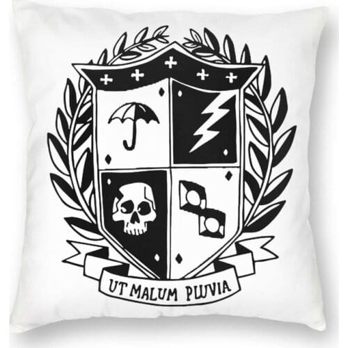The Umbrella Academy Emblem Cushion Cover Printing Superhero TV Series Floor Pillow Case for Car Cool Pillowcase Home Decorative