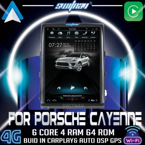 SWITNAV For Tesla Style Android 10 CAR DVD For Porsche Cayenne 2010-2015 car Player audio gps auto display screen Monitor