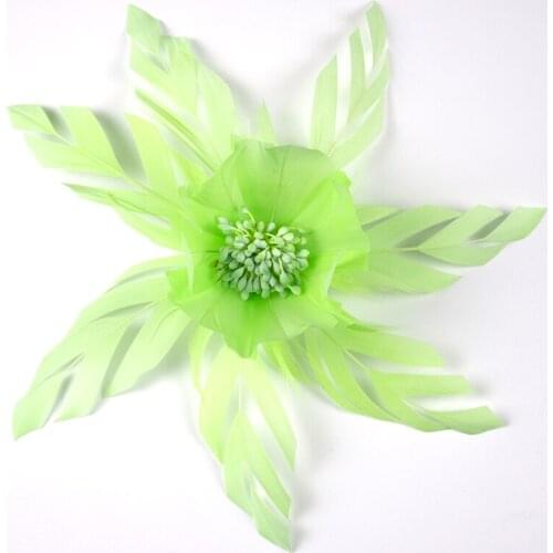 Natural Color Feathers Flower High Quality Goose Plumes For Crafts Carnival Corsage Dress Accessories Wedding Clothes Decoration