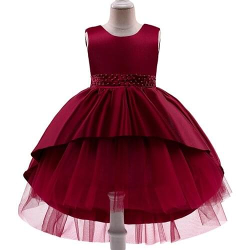 Trailing Mermaid Tutu Girls Princess Pageant Party Evening Summer Dress Vestidos Prom Infant Children Costumes Kids Baby Clothes