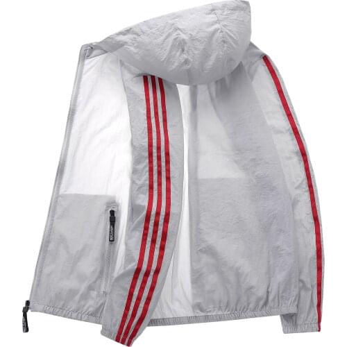 Professional sun-protective clothing Mens Summer Thin Ultra-Violet Ice Filament Super Thin Air Fishing Skin Clothing