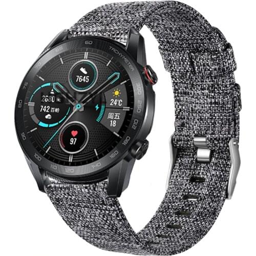 Nylon Strap for Huawei Watch GT2 Pro GT 2 46mm Band Canvas Woven Bracelet Wristband Replacement for HONOR Magic 2 Accessories