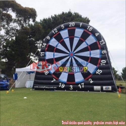 Outdoor Party Sport Equipment Inflatable Football Soccer Dart Board, New Design Kick Darts
