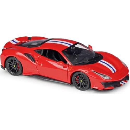 Bburago 1:24 488 Pista Sports Car Static Die Cast Vehicles Collectible For Kids Gifts Toys Original Box Free Shipping