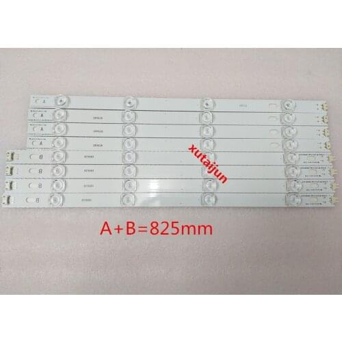 825mm LED Backlight Lamp strip 8 leds For LG INNOTEK DRT 3.0 42"_A/B TYPE REV01 REV7 131202 42 inch LCD Monitor 4sets