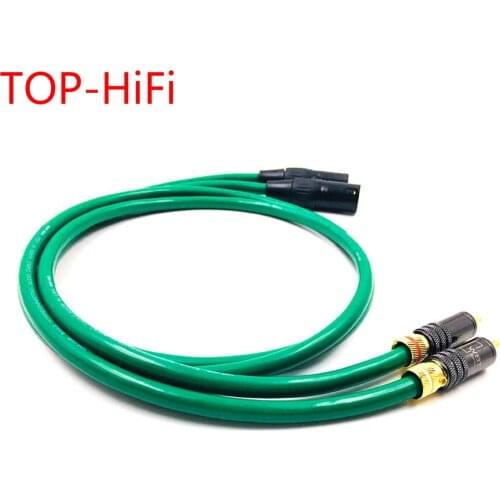 TOP-HiFi Pair Type-WBT1044 RCA to XLR Balacned Audio Cable RCA Male to XLR Male Interconnect Cable with MCINTOSH USA-Cable