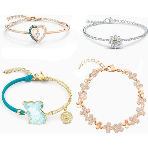 High Quality Rat China Bracelet. Daisy Decoration, Heart Shaped Bracelet, Jewelry, Best Gift Bracelets For Women Girlfriend