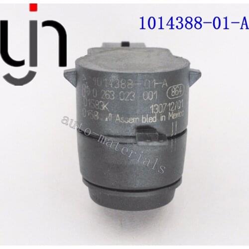 1PCS PDC car Parking Assist Sensor Genuine OEM 1014388-01-A 1014388-02-A 1014388-03-A 0263023001 0263023002 with rings Bumper
