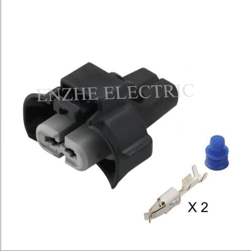 100SET DJ7029TA-3.5-21 car wire Female cable Waterproof sheath 2 pin connector automotive Plug socket include terminals seal