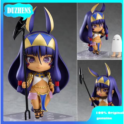 100% Original genuine Fate/Grand Order Nitocris Q version figma PVC Action Figure Anime Figure Model Toys Figure Doll Gift