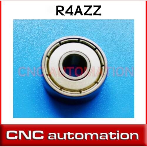 2pcs Shielded Bearing R4AZZ 1/4"x3/4"x9/32" inch Miniature Ball Bearings RC Models radial shaft