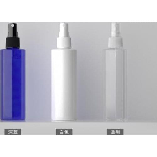 200ml Flat Shoulder Spray Bottle PET Pure Lotion Toner Moisture Bottle 10pcs/lot