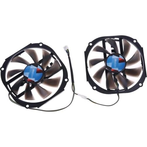 2pcs 95mm 4gb 2048SP GPU Cooler Cooling Fan for Yeston RX480 570 580 Graphics Card Fan