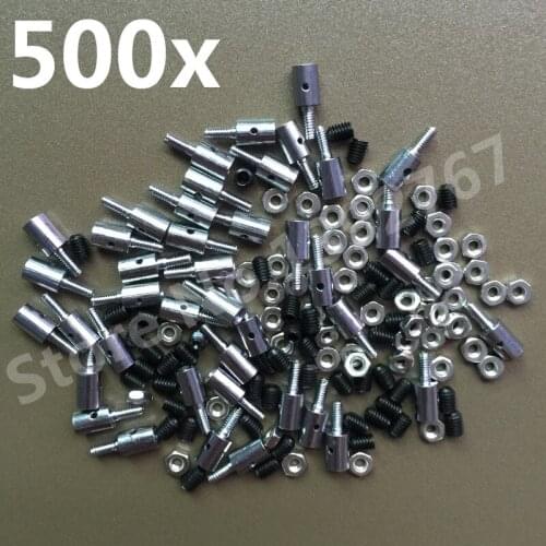 500Pcs/lot RC AirPlane Plane Pushrod Linkage Stoppers Servo Connectors D1.2mm D1.5mm RC Helicopter Remote Control Helicopters