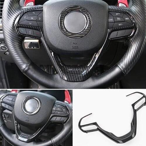 ABS Chrome For Jeep Grand Cherokee 2014 2015 2016 2017 Accessories Car Steering Wheel Button Switch Panel Frame Cover Trim